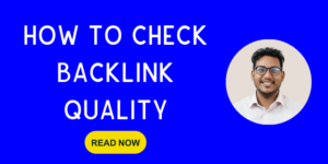 How to check backlink quality