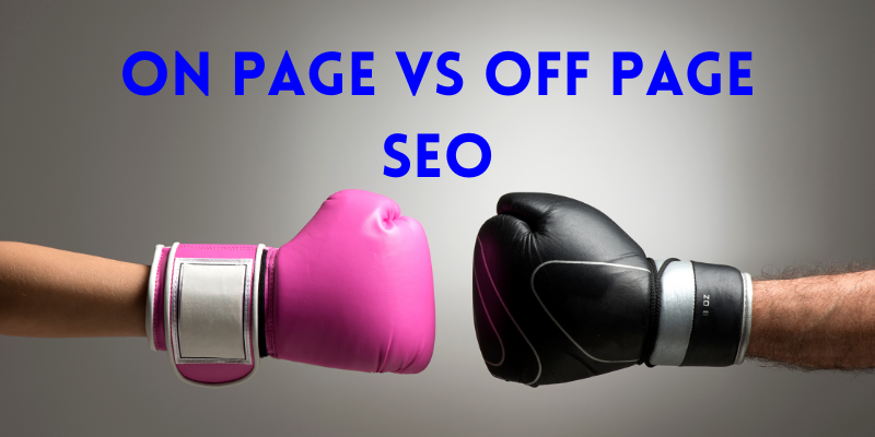on page vs off page - the difference and connection