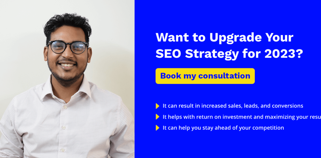 Booking SEO consultation for update seo strategy