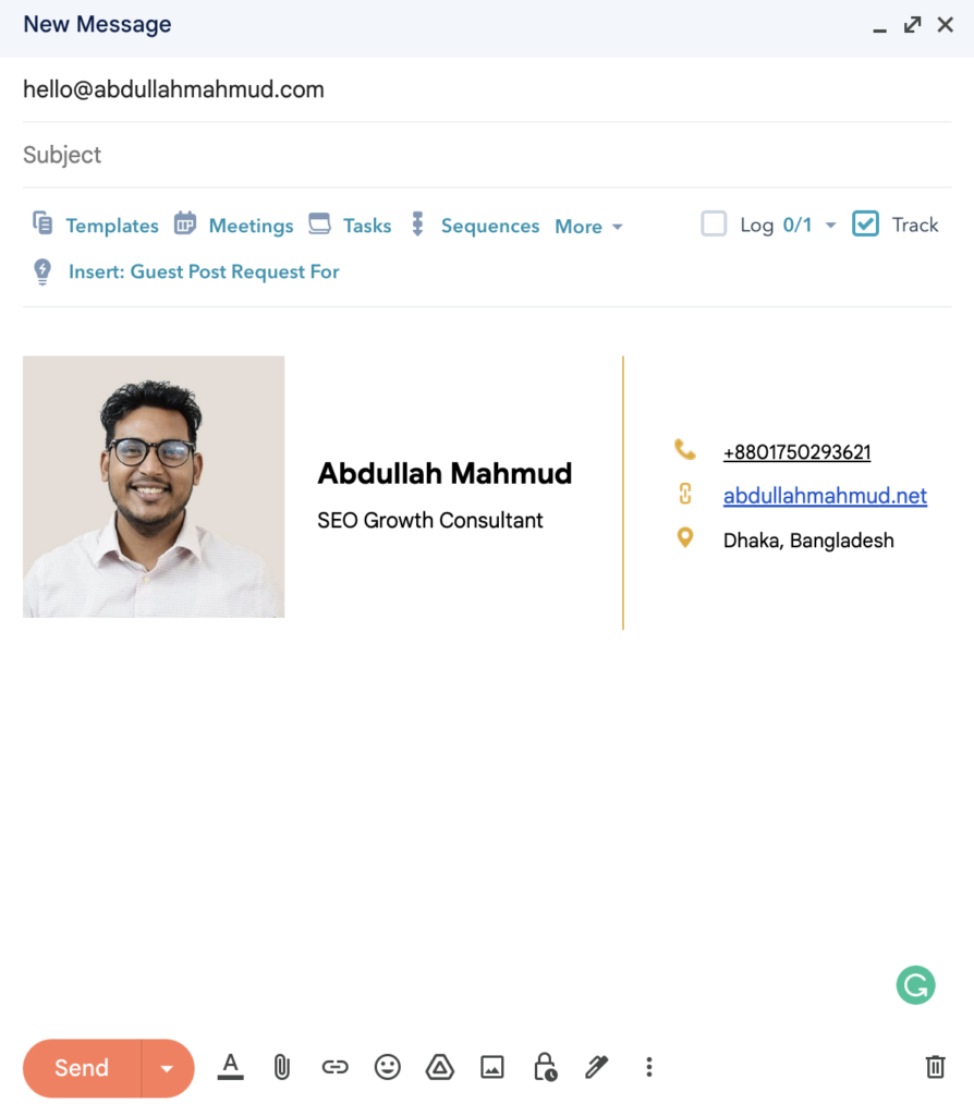 Hubspot Free Email Tracking Feature